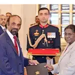 Chandradath Singh, High Commissioner of the Republic of Trinidad and Tobago present credentials to President of India, Droupadi 16 Chandradath Singh, High Commissioner of the Republic of Trinidad and Tobago present credentials to President of India, Droupadi