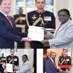 Envoys of USA, Austria and Trinidad and Tobago presents credentials to President of India 14 Envoys of USA, Austria and Trinidad and Tobago presents credentials to President of India