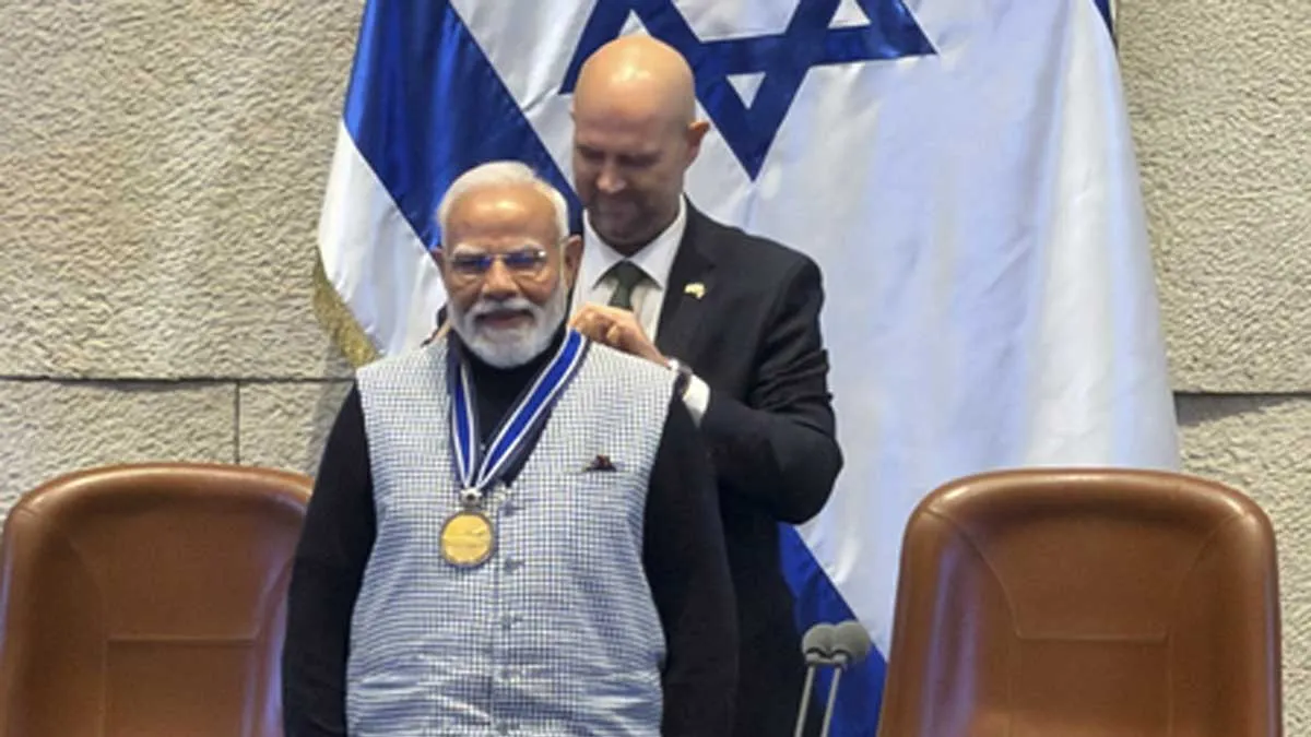 feature news 1220 PM Modi Honoured by Israel and Palestine with Highest Civilian Awards