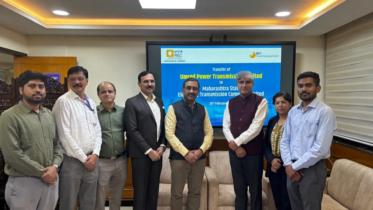 feature news 1204 RECPDCL Hands Over Umred Transmission SPV to MSETCL