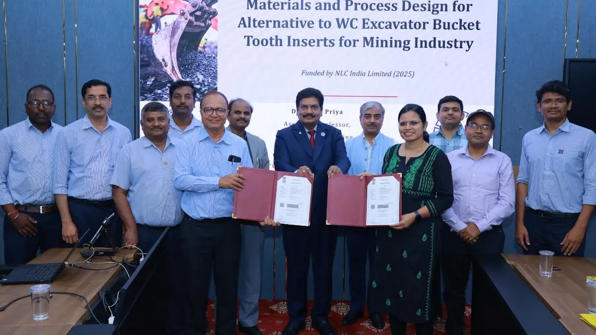 feature news 1178 NLCIL Partners with IISc for Cutting-Edge Mining Innovation Project