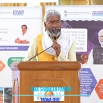 Uma Shankar Pandey, Padma Shri speaking at Jal Yodha Samman organised by Sarkaritel.com at Art of Living 7 Uma Shankar Pandey, Padma Shri at Jal Yodha Samman organised by Sarkaritel.com at Art of Living