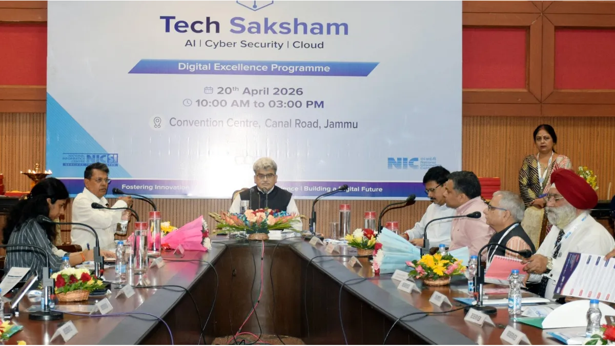 feature news 784 Chief Secretary Highlights Roadmap for Digital J&K at Tech Saksham Event