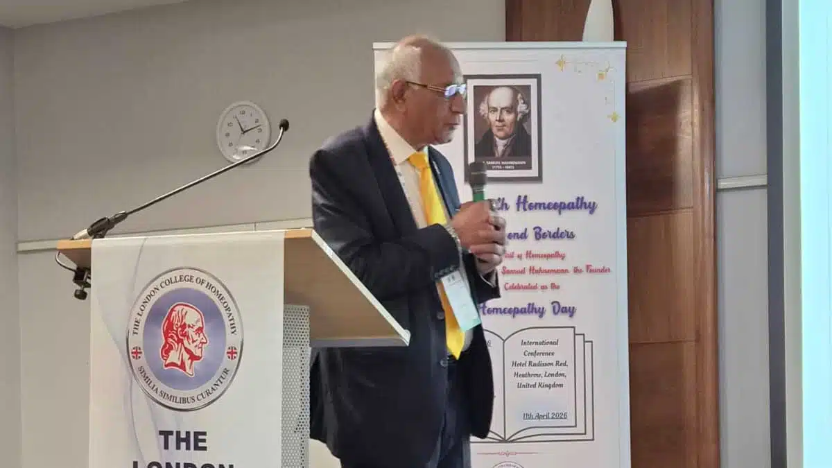 World Homoeopathy Day Celebrated with International Conference in London by LCH UK in Collaboration with HMAI 7 hmai mou3