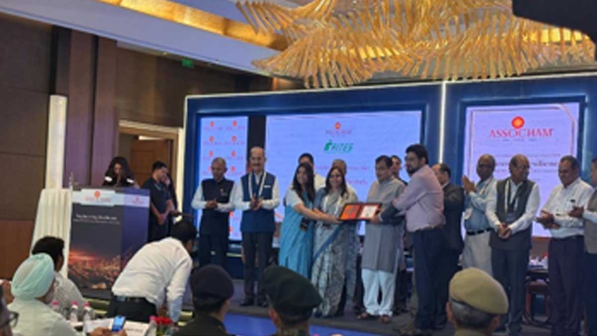 feature news 718 RITES Bags Assocham Achiever’s Award for USBRL Bridges Excellence