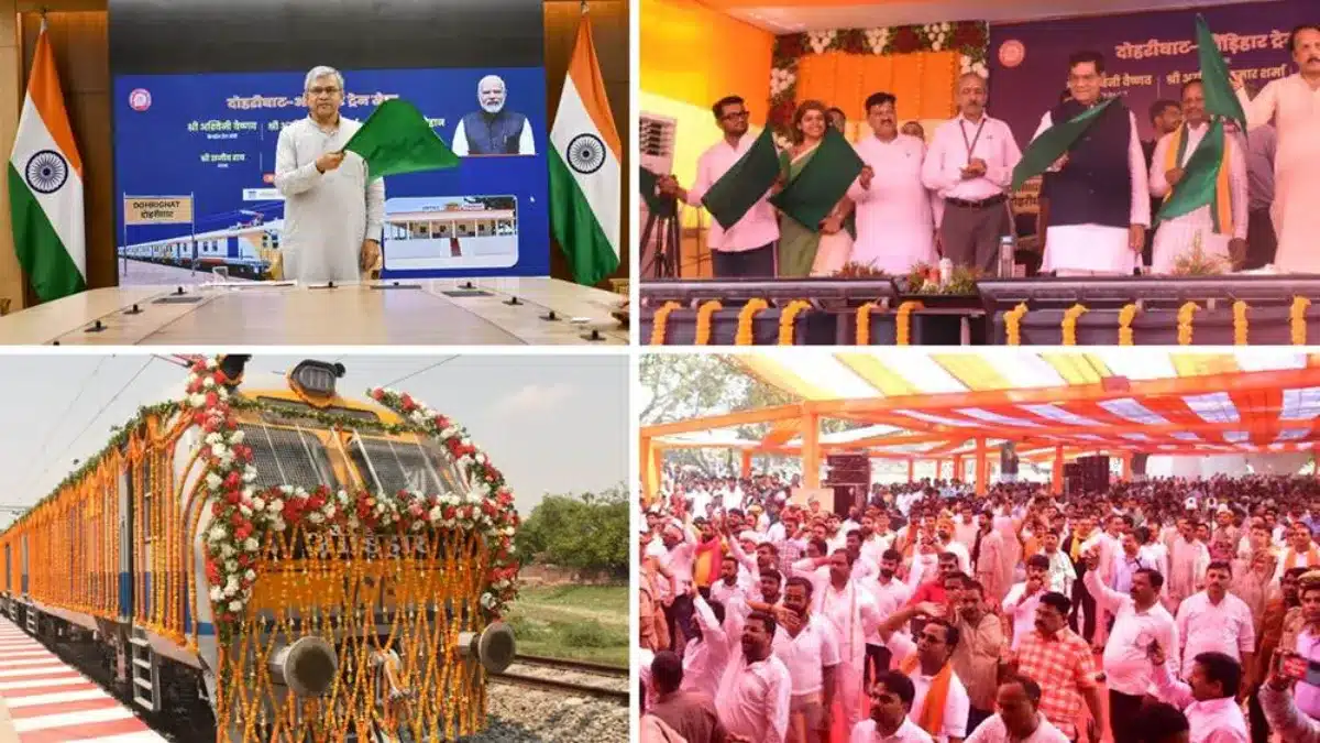 feature news 630 Ashwini Vaishnaw Inaugurates Passenger Train on Dohrighat–Mau–Aunrihar Line