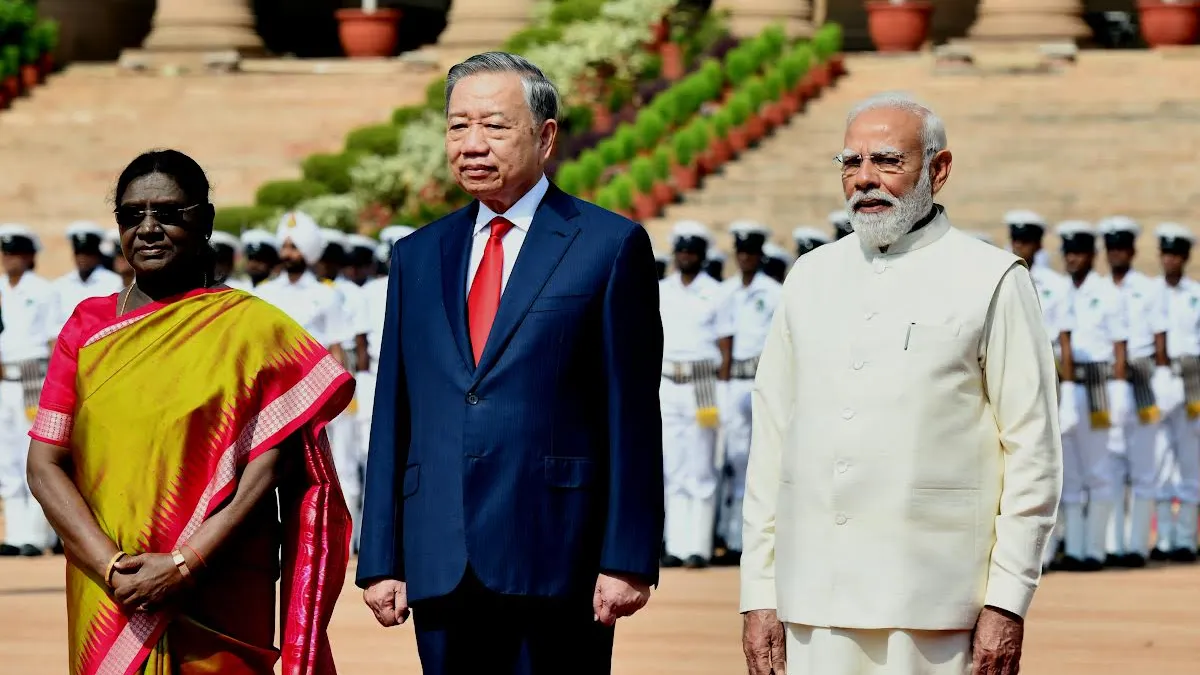 feature news 676 India Welcomes Vietnam’s President To Lam with Ceremonial Honours in Delhi