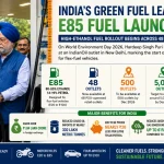 E85 Fuel Launched in India : Hardeep Puri Rolls Out High-Ethanol Fuel at 48 Retail Outlets, Expansion to 5,000 Pumps Planned 8 Hardeep Singh Puri launches E85 ethanol fuel at IndianOil petrol pump in New Delhi