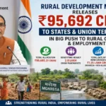 Rural Development Ministry Releases Rs 95,692 Crore to States, MGNREGA Outlay Crosses Rs 1.25 Lakh Crore 7 Union Rural Development Minister Shivraj Singh Chouhan announcing Rs 95,692 crore allocation for states and Union Territories under rural development initiatives.