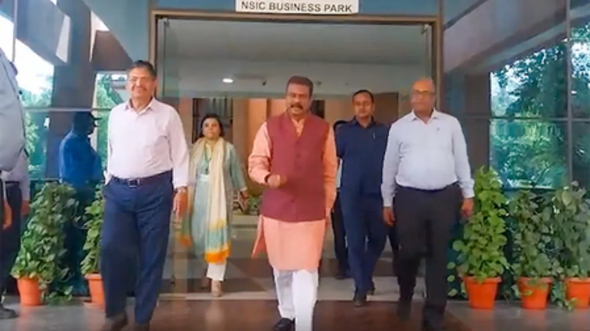 feature news 318 Dharmendra Pradhan reviews NEET UG 2026 re examination preparations at NTA headquarters
