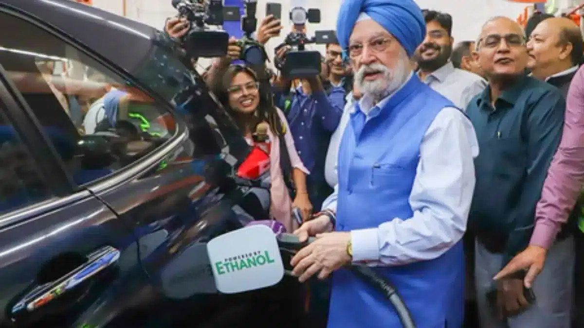 feature news 306 Petroleum Minister Hardeep Singh Puri announces E85 fuel launch and ethanol blending milestone in India