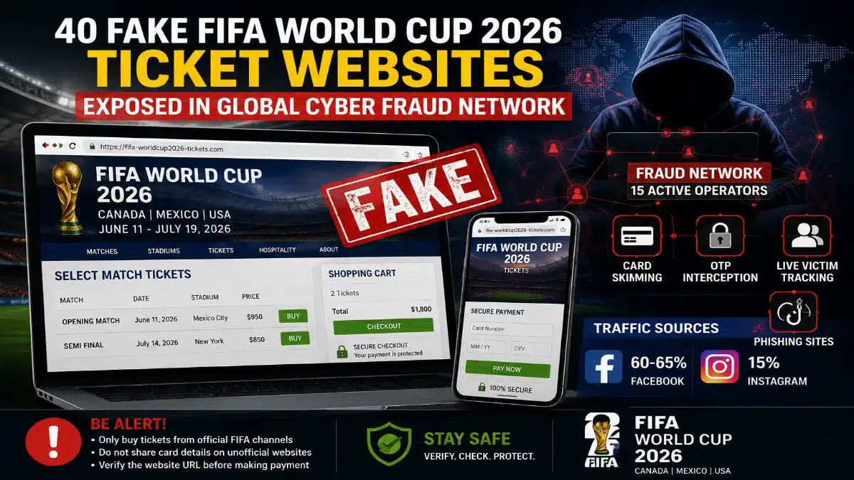 feature news 278 Fake FIFA World Cup 2026 ticket websites uncovered in global cyber fraud operation