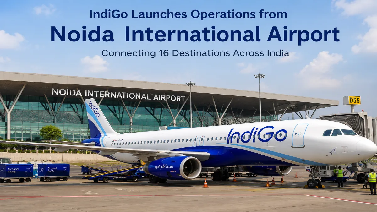 feature news 260 IndiGo aircraft at Noida International Airport in Jewar Uttar Pradesh
