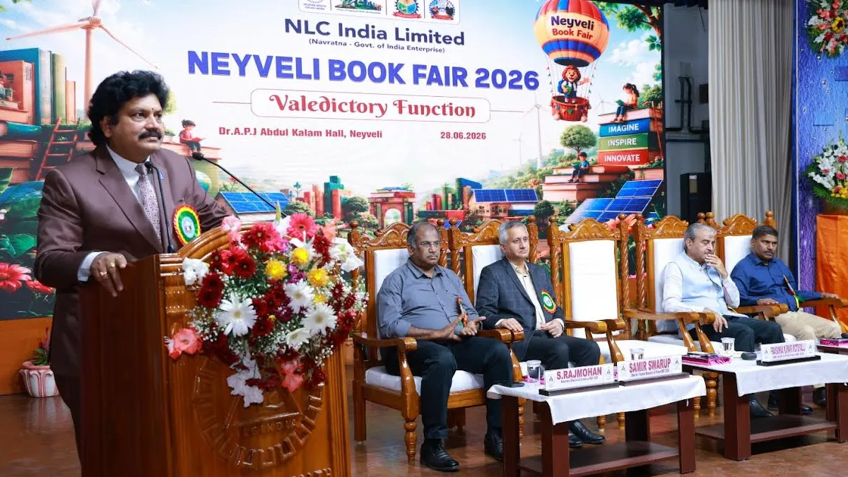 Neyveli Book Fair 2026 Concludes with Record 2 Lakh Visitors; NLCIL CMD Calls It a Symbol of Inclusive Growth 5 nlc valedictory functions