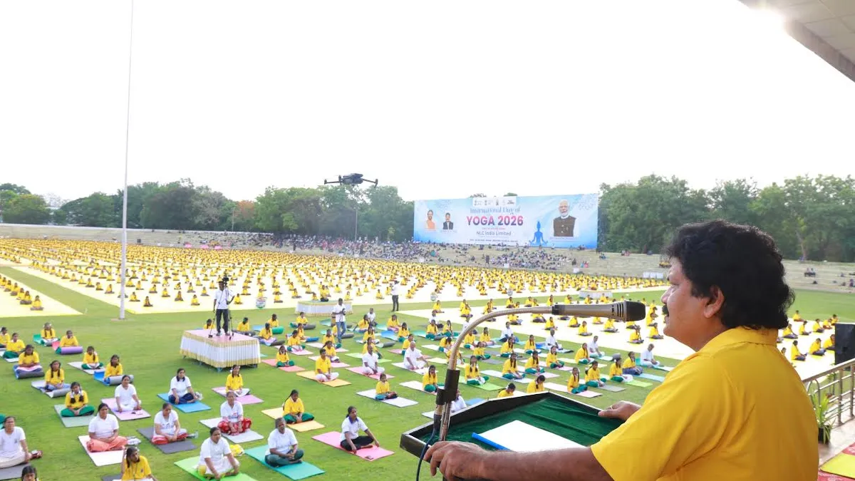 NLC India Celebrates International Day of Yoga 2026 with 8,000 Participants in Neyveli 5 nlc yoga1