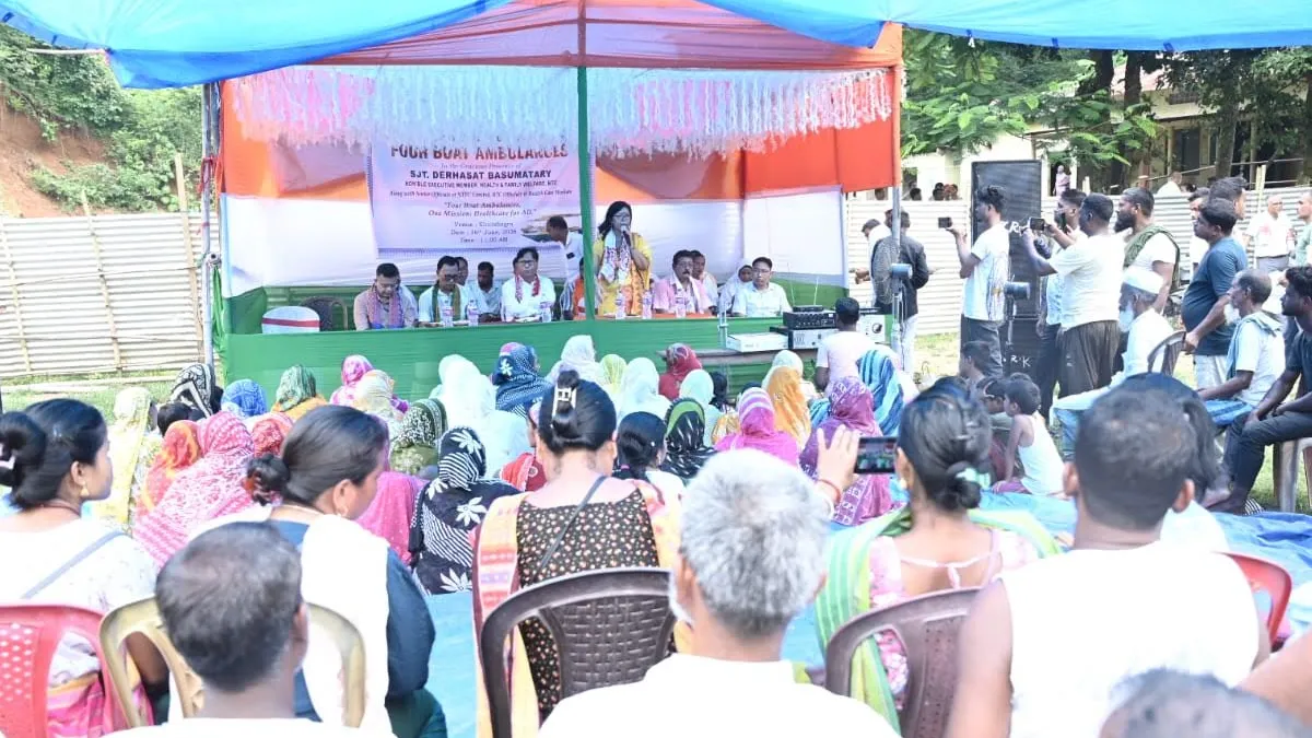 NTPC Bongaigaon Launches Three Boat Ambulances to Strengthen Healthcare in Flood-Prone Areas of Kokrajhar 6 ntpc flags off1