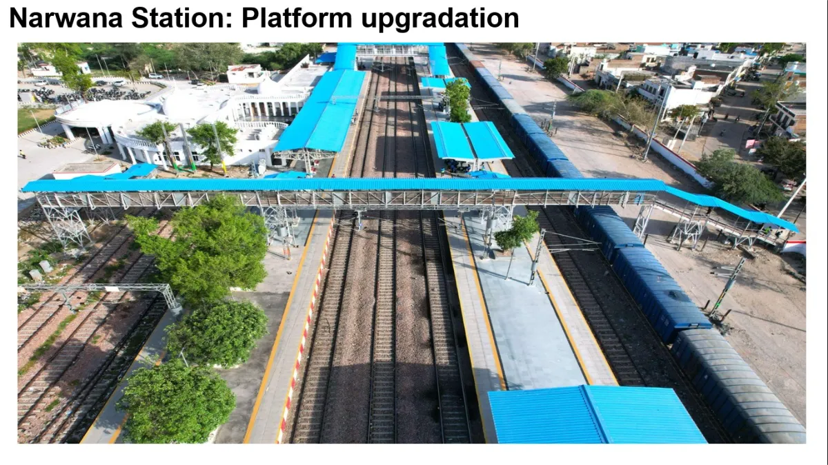 Narwana Railway Station Redeveloped at Rs 26.88 Crore Under Amrit Bharat Station Scheme 5 narwana station